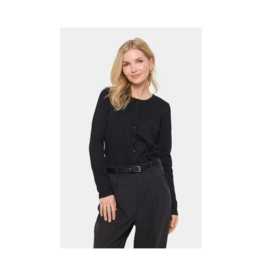 Saint Tropez Mila Cardigan in Black by Saint Tropez
