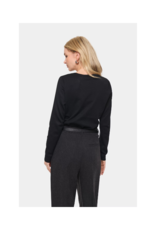 Saint Tropez Mila Cardigan in Black by Saint Tropez