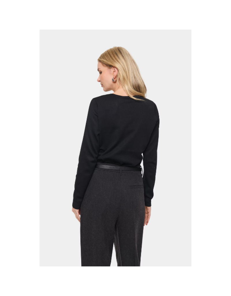 Saint Tropez Mila Cardigan in Black by Saint Tropez