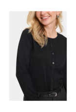 Saint Tropez Mila Cardigan in Black by Saint Tropez