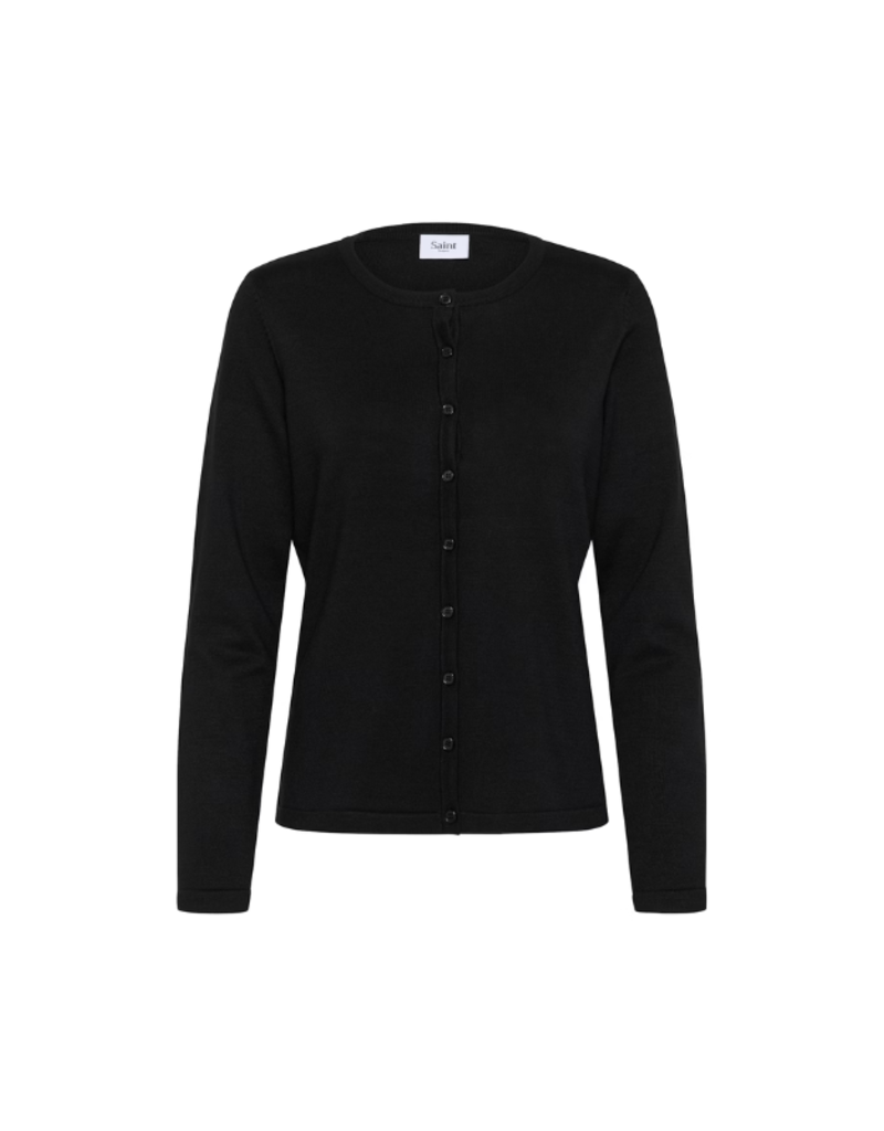 Saint Tropez Mila Cardigan in Black by Saint Tropez