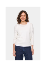 Saint Tropez Mila Roundneck Pullover in Ice by Saint Tropez