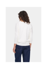 Saint Tropez Mila Roundneck Pullover in Ice by Saint Tropez