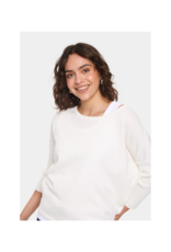 Saint Tropez Mila Roundneck Pullover in Ice by Saint Tropez