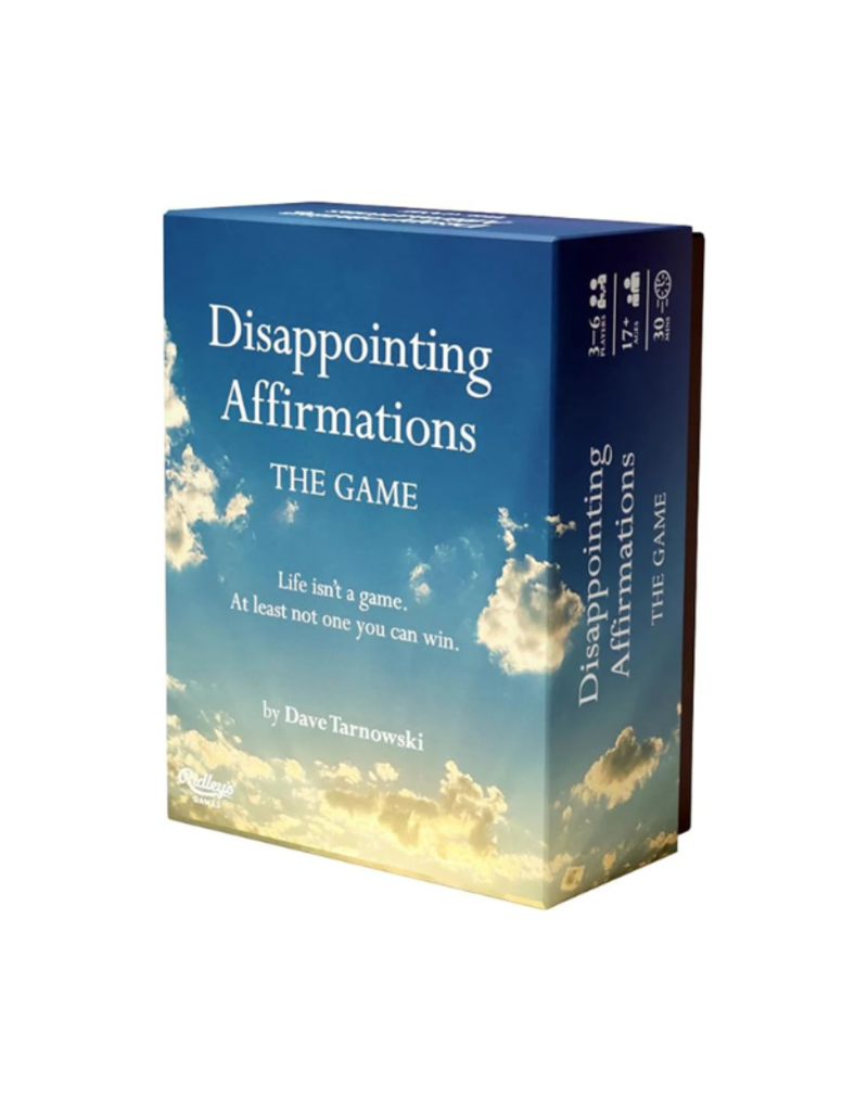 Raincoast Books Disappointing Affirmations Game