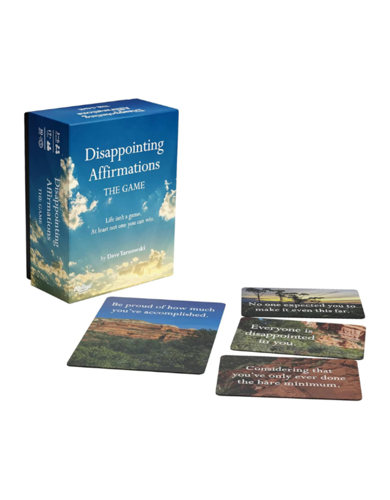 Raincoast Books Dissappointing Affirmations Game
