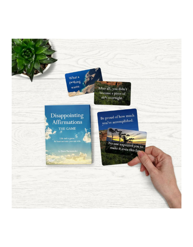Raincoast Books Dissappointing Affirmations Game