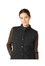 Ilse Jacobsen Quilted Short Vest in Black by Ilse Jacobsen