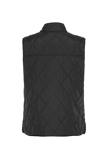 Ilse Jacobsen Quilted Short Vest in Black by Ilse Jacobsen