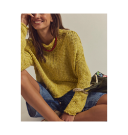 Free People Opal Sweater in Yellow by Free People