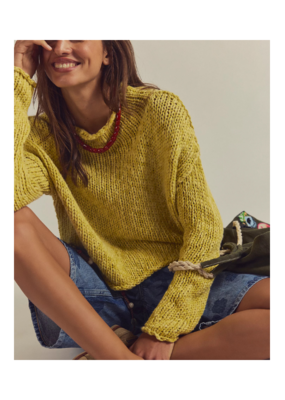 Free People Opal Sweater in Yellow by Free People