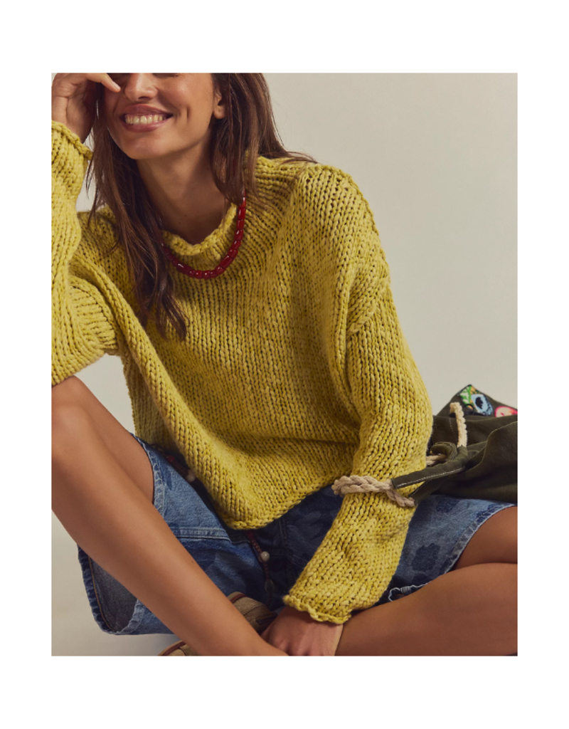 Free People Opal Sweater in Yellow by Free People