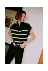 b.young Morla Halfzip Vest in Black Mix by b.young