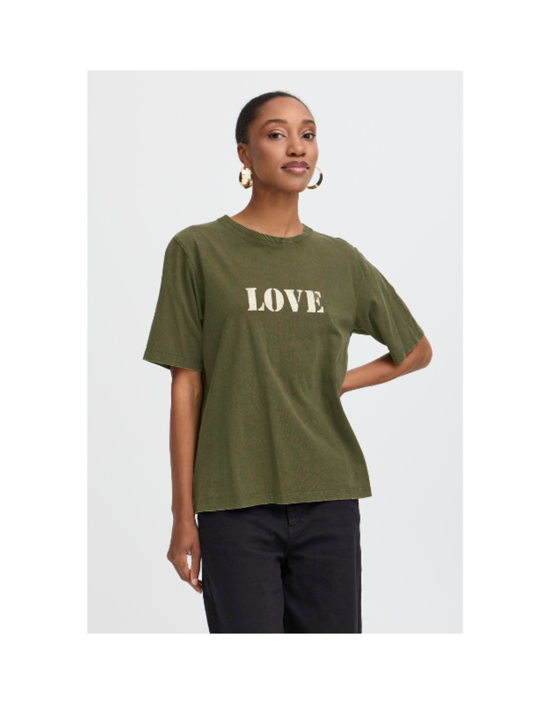 b.young Solko Tee in Grape Leaf by b.young