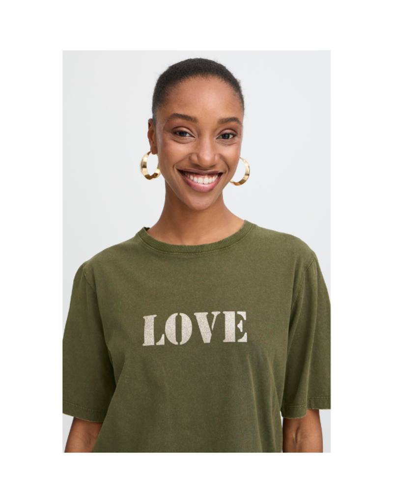 b.young Solko Tee in Grape Leaf by b.young