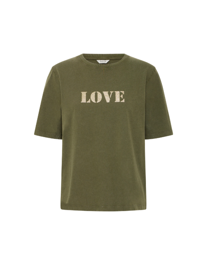 b.young Solko Tee in Grape Leaf by b.young