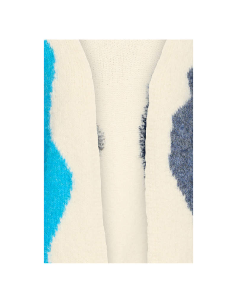b.young Millers Long Cardigan in Birch Melange by b.young