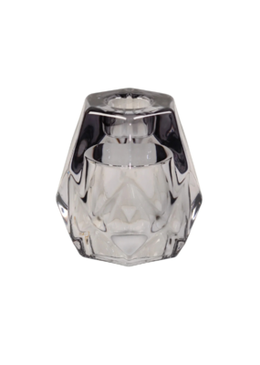 Black Kye Glass Candleholder Extra Large