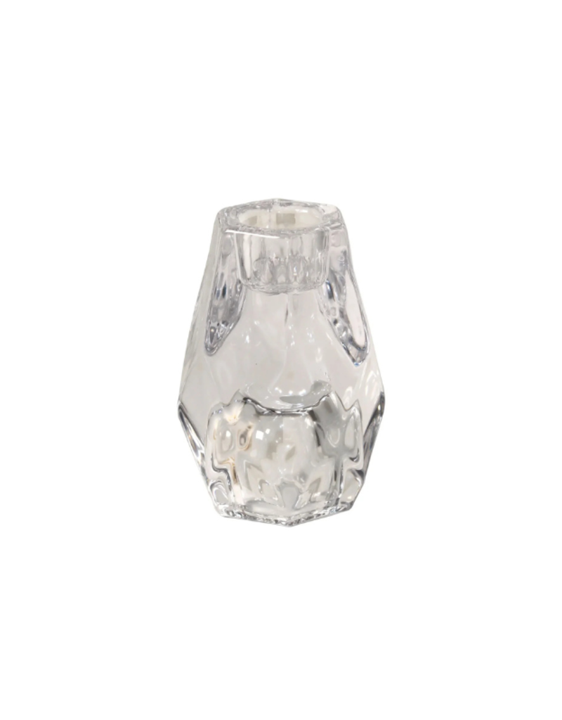 Clear Kye Glass Candleholder Large