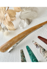 Pika & Bear Ibis Extended Bird Beak Gold Hair Claw by Pika & Bear