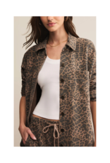 Z Supply All Day Leopard Jacket in Desert Tan by Z Supply