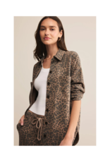 Z Supply All Day Leopard Jacket in Desert Tan by Z Supply
