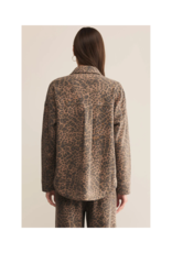 Z Supply All Day Leopard Jacket in Desert Tan by Z Supply