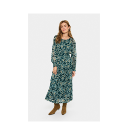 Saint Tropez Maxine Dress in Pine Autumn Floral by Saint Tropez