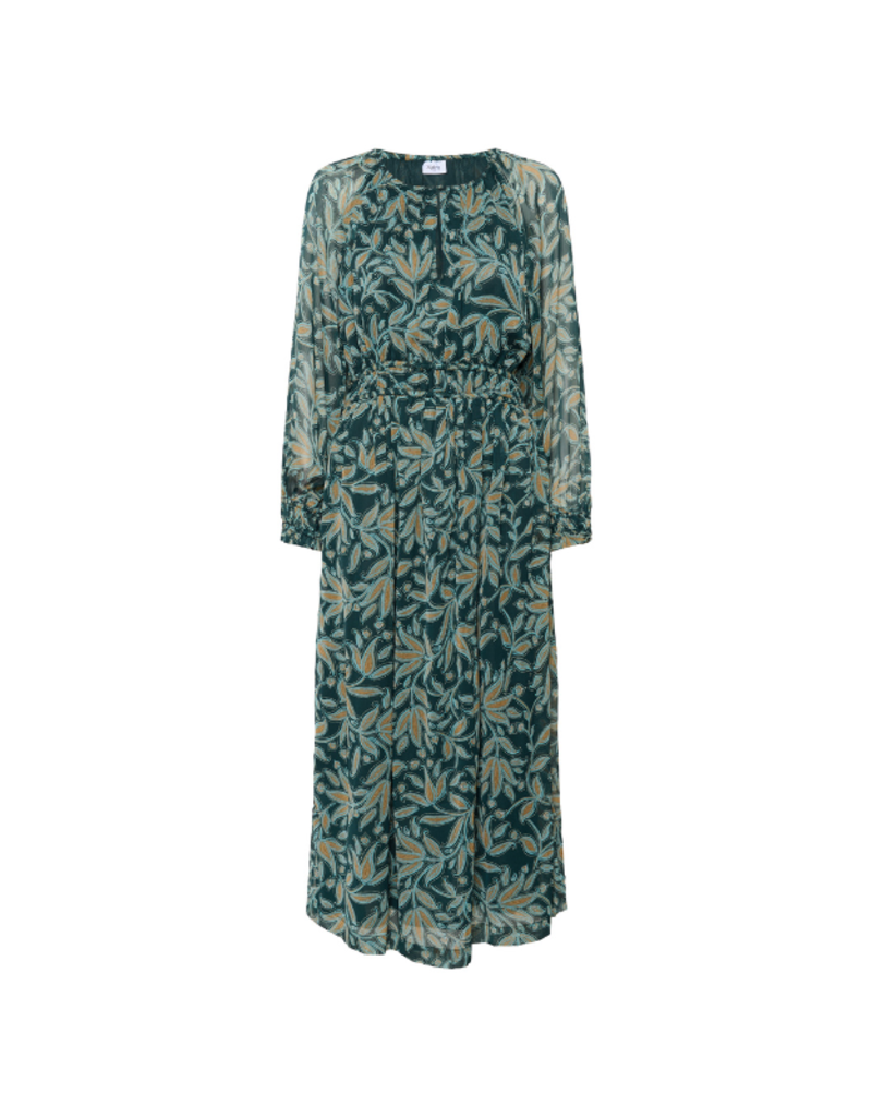 Saint Tropez Maxine Dress in Pine Autumn Floral by Saint Tropez