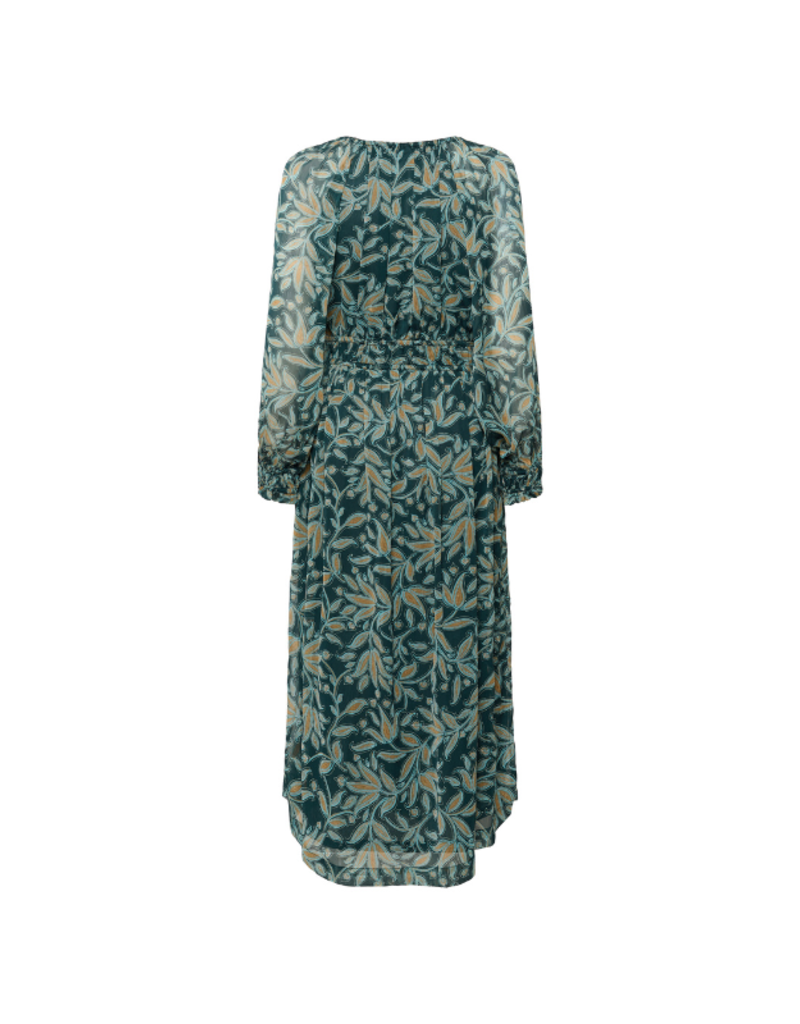 Saint Tropez Maxine Dress in Pine Autumn Floral by Saint Tropez