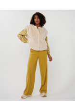 Esqualo Bodywarmer Vest in Faux Fur Natural by Esqualo