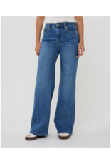 Esqualo Wide Leg Jeans in Blue Wash by Esqualo