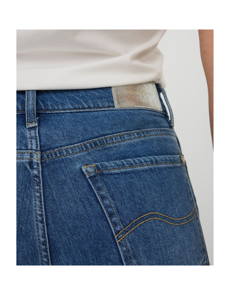 Esqualo Wide Leg Jeans in Blue Wash by Esqualo