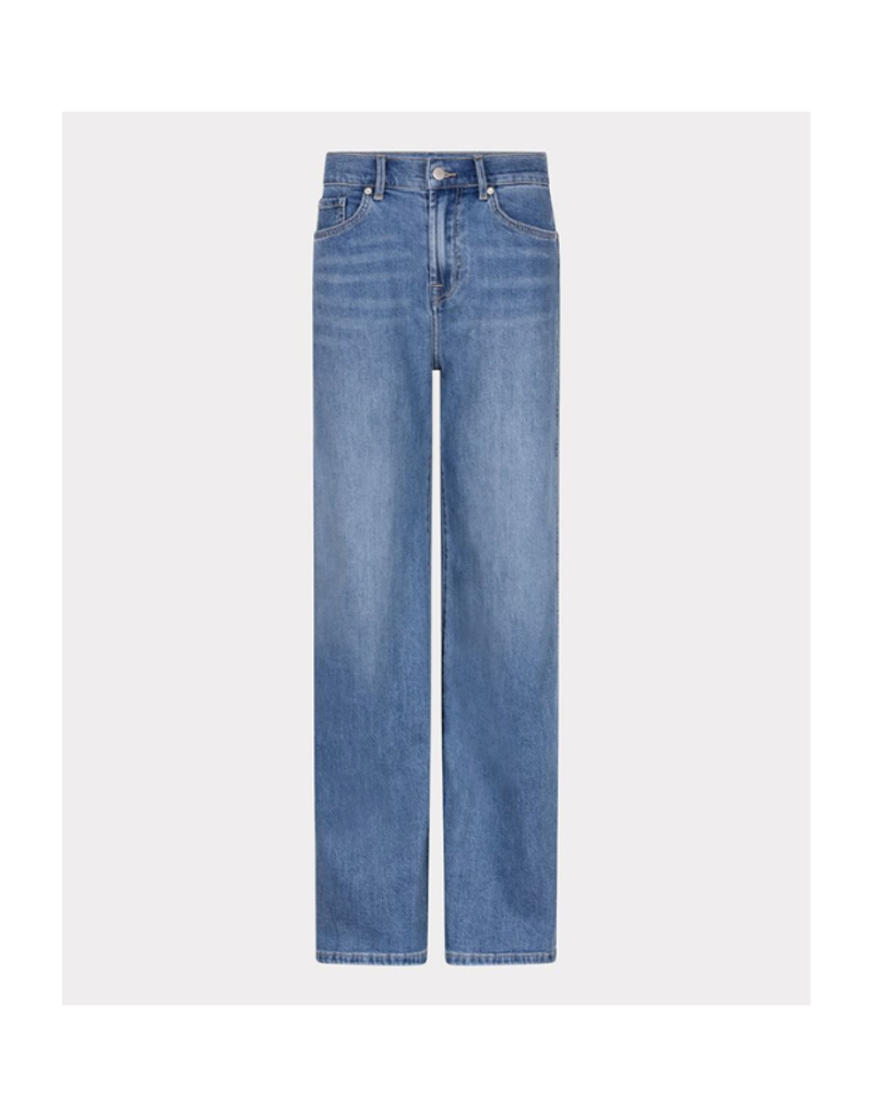 Esqualo Wide Leg Jeans in Blue Wash by Esqualo