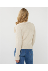 Esqualo Fancy Button Cardigan in Off White by Esqualo