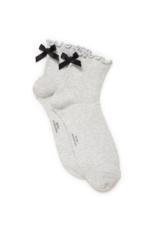 ICHI Mogge Socks in Light Grey by ICHI