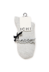 ICHI Mogge Socks in Light Grey by ICHI