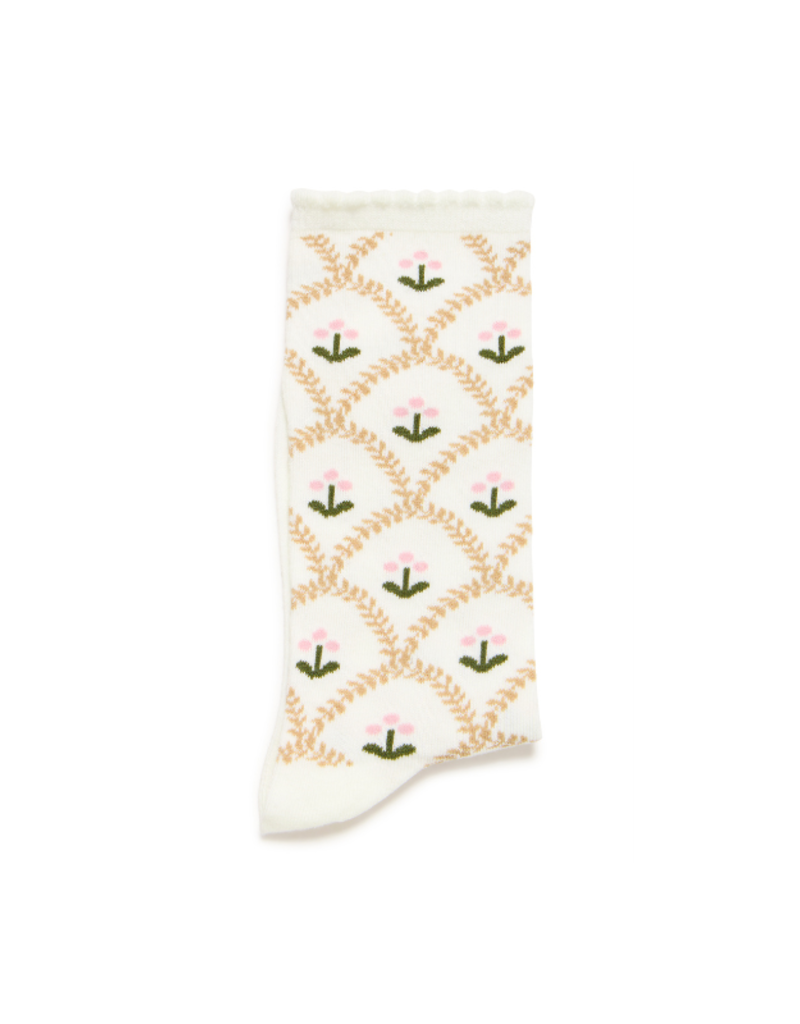 ICHI Floral Socks by ICHI