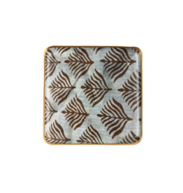 Indaba Trading Pluma Enameled Square Tray