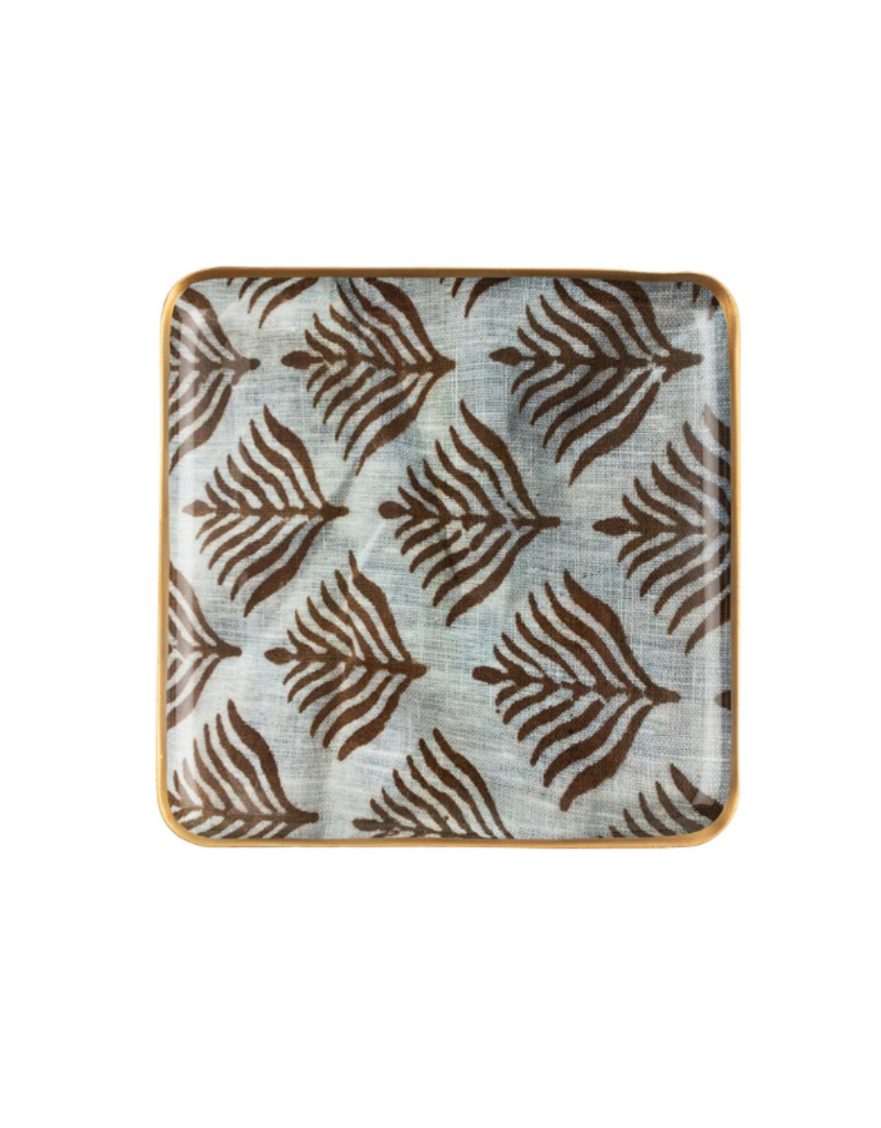 Indaba Trading Pluma Enameled Square Tray