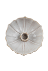 Indaba Trading Lotus Candleholder in White