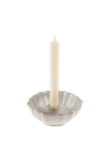 Indaba Trading Lotus Candleholder in White