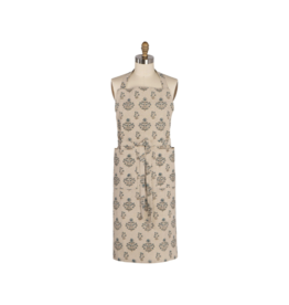 Danica Salvia Block Print Apron