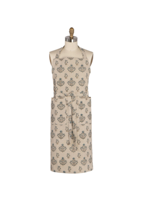 Danica Salvia Block Print Apron