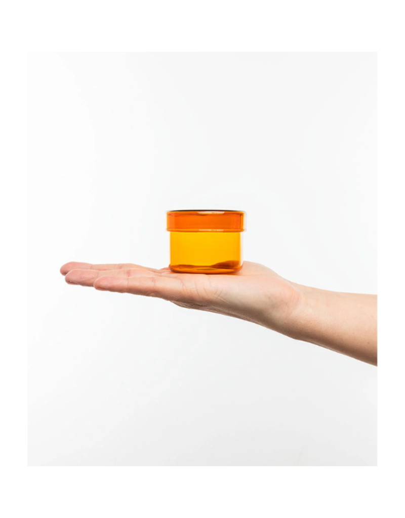 Storage Tin in Orange Rainbow Small