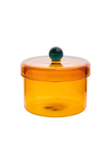 Storage Tin in Orange Rainbow Large