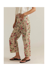 Free People Deep Trance Printed Jeans in Cream by Free People