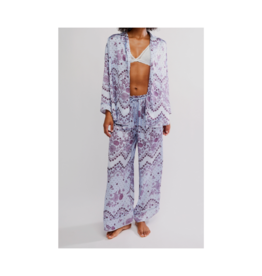 Free People Dreamy Days Pajama in Set Seasky Blue by Free People