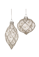 Clear Ornament with Gems Assorted