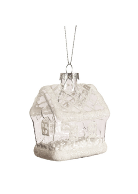 House with Snow Ornament